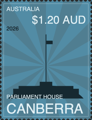 Canberra stamp